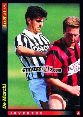 Cromo M. De Marchi - GOLD Calcio 1992-1993 n. u50 - Score