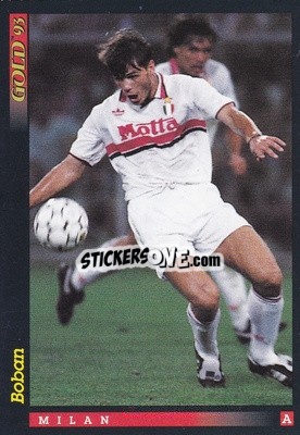 Cromo Z. Boban - GOLD Calcio 1992-1993 n. u52 - Score