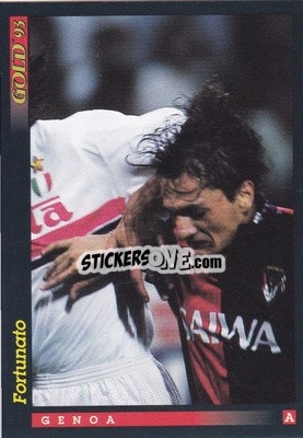Cromo A. Fortunato - GOLD Calcio 1992-1993 n. u53 - Score