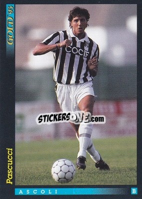 Cromo C. Pascucci - GOLD Calcio 1992-1993 n. u60 - Score