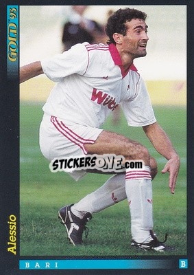 Sticker A. Alessio - GOLD Calcio 1992-1993 n. u67 - Score