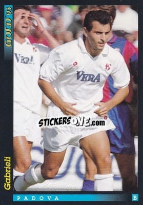 Cromo F. Gabrieli - GOLD Calcio 1992-1993 n. u73 - Score