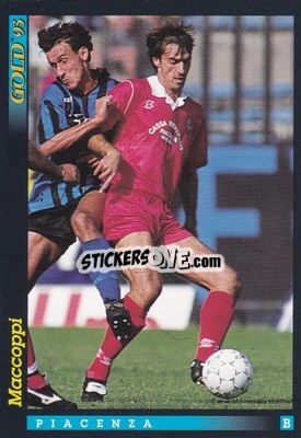Figurina S. Maccoppi - GOLD Calcio 1992-1993 n. u79 - Score
