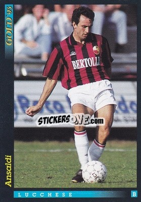 Figurina M. Ansaldi - GOLD Calcio 1992-1993 n. u81 - Score