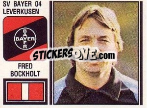 Sticker Fred Bockholt - German Football Bundesliga 1980-1981 n. 294 - Panini