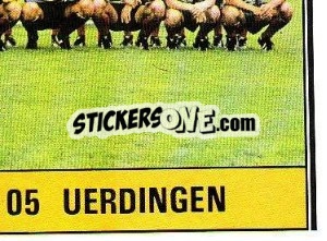Figurina Mannschaft - German Football Bundesliga 1980-1981 n. 412 - Panini