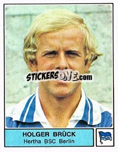 Sticker Holger Brück - German Football Bundesliga 1978-1979 n. 9 - Panini
