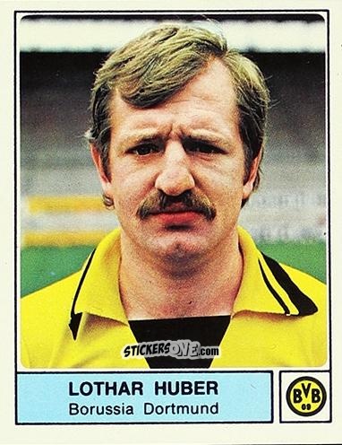 Sticker Lothar Huber - German Football Bundesliga 1978-1979 n. 105 - Panini