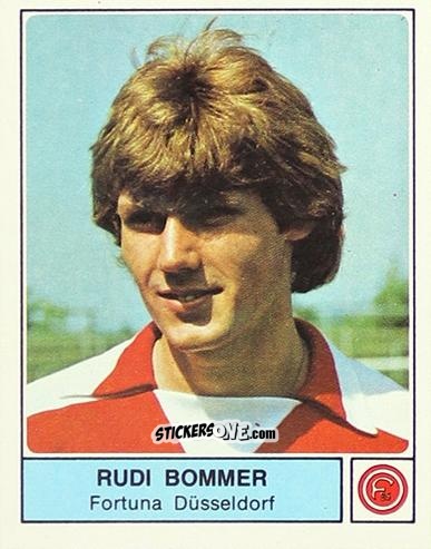Sticker Rudi Bommer - German Football Bundesliga 1978-1979 n. 133 - Panini