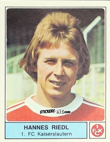 Sticker Hannes Riedl - German Football Bundesliga 1978-1979 n. 208 - Panini