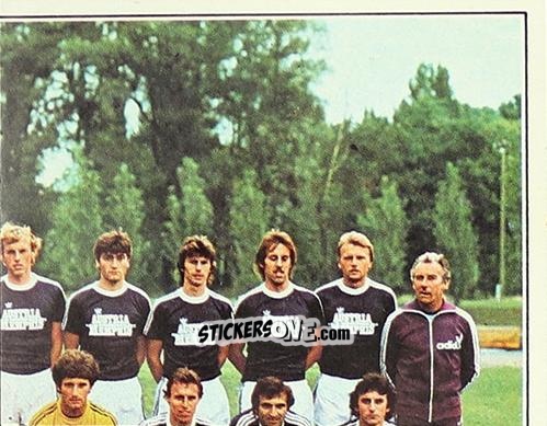 Cromo Austria Wien 2 (European Cup) - German Football Bundesliga 1978-1979 n. 304 - Panini