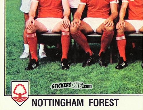 Figurina Nottingham Forrest 3 (European Cup) - German Football Bundesliga 1978-1979 n. 310 - Panini