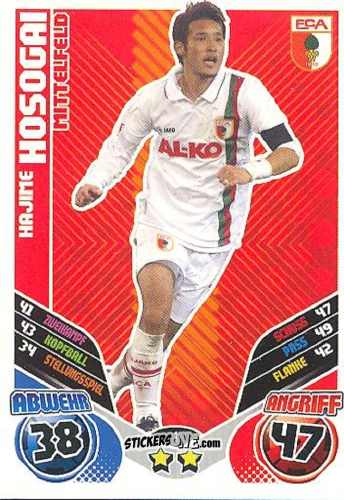Figurina Hajime Hosogai - German Football Bundesliga 2011-2012. Match Attax Extra n. 1 - Topps