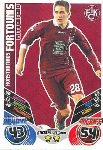 Cromo Kostas Fortounis - German Football Bundesliga 2011-2012. Match Attax Extra n. 25 - Topps