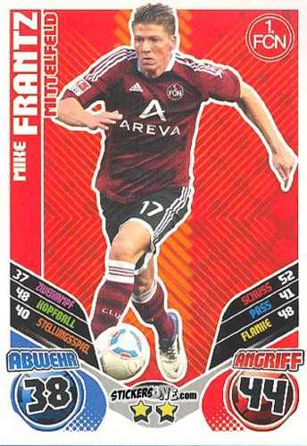 Figurina Maik Frantz - German Football Bundesliga 2011-2012. Match Attax Extra n. 43 - Topps