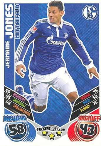 Figurina Jermaine Jones - German Football Bundesliga 2011-2012. Match Attax Extra n. 47 - Topps