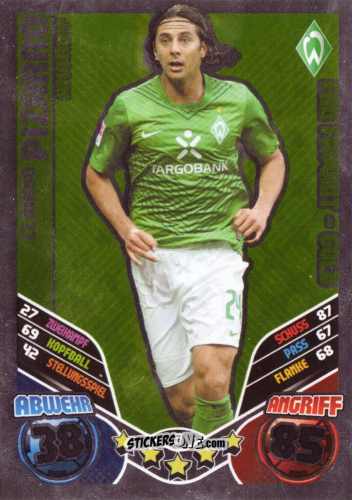 Sticker Claudio Pizarro - German Football Bundesliga 2011-2012. Match Attax Extra n. 57 - Topps
