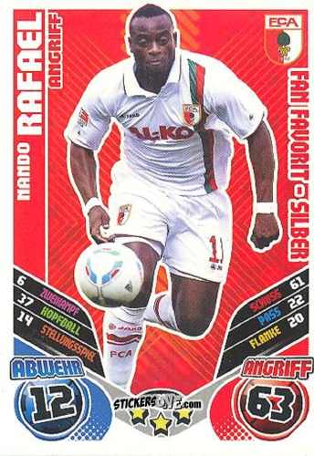 Cromo Nando Rafael - German Football Bundesliga 2011-2012. Match Attax Extra n. 73 - Topps