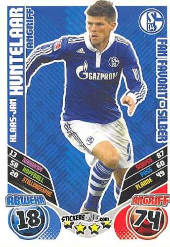 Figurina Klaas-Jan Huntelaar - German Football Bundesliga 2011-2012. Match Attax Extra n. 88 - Topps