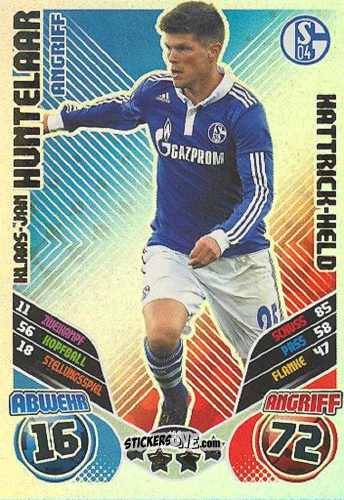 Figurina Klaas-Jan Huntelaar - German Football Bundesliga 2011-2012. Match Attax Extra n. 133 - Topps