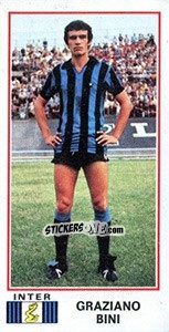 Cromo Graziano Bini - Calciatori 1974-1975 n. 174 - Panini
