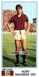 Figurina Aldo Maldera - Calciatori 1974-1975 n. 290 - Panini