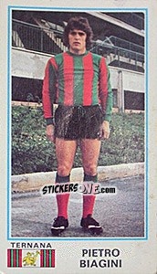 Cromo Pietro Biagini - Calciatori 1974-1975 n. 475 - Panini