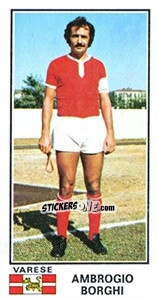 Cromo Ambrogio Borghi - Calciatori 1974-1975 n. 525 - Panini