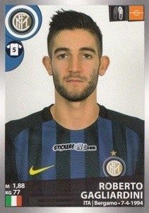Cromo Roberto Gagliardini - Calciatori 2016-2017 n. M28 - Panini