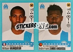 Figurina William Vainqueur / André-Frank Zambo Anguissa - FOOT 2016-2017 n. 414 - Panini