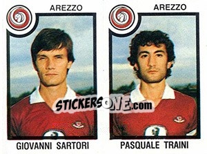 Cromo Giovanni Sartori / Pasquale Traini - Calciatori 1982-1983 n. 357 - Panini