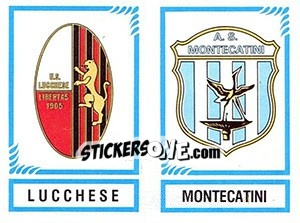Figurina Scudetto Lucchese / Montecatini - Calciatori 1982-1983 n. 570 - Panini