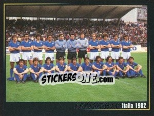 Cromo Italia 1982 - Superalbum In Azzurro n. 2 - Panini