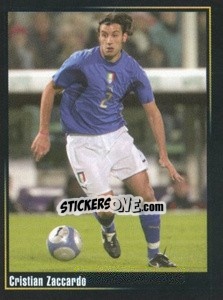 Cromo Cristian Zaccardo - Superalbum In Azzurro n. 19 - Panini