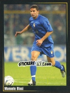 Cromo Manuele Blasi - Superalbum In Azzurro n. 23 - Panini