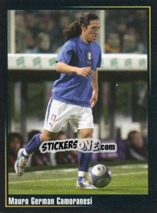 Cromo Mauro German Camoranesi - Superalbum In Azzurro n. 24 - Panini