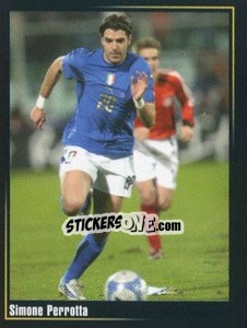 Cromo Simone Perrotta - Superalbum In Azzurro n. 28 - Panini