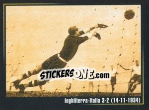 Cromo Inghilterra-Italia 3-2 (14-11-1934) - Superalbum In Azzurro n. 40 - Panini