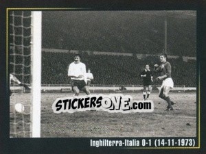 Cromo Inghilterra-Italia 0-1 (14-11-1973) - Superalbum In Azzurro n. 48 - Panini
