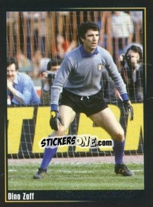 Cromo Dino Zoff - Superalbum In Azzurro n. 65 - Panini