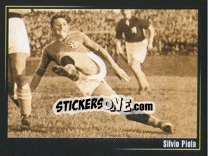 Cromo Silvio Piola - Superalbum In Azzurro n. 87 - Panini