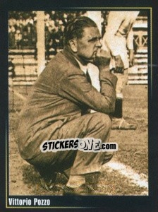 Figurina Vittorio Pozzo - Superalbum In Azzurro n. 131 - Panini