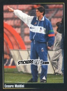 Cromo Cesare Maldini - Superalbum In Azzurro n. 137 - Panini
