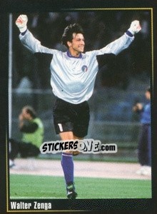 Figurina Walter Zenga - Superalbum In Azzurro n. 143 - Panini