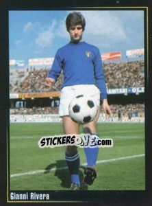 Figurina Gianni Rivera - Superalbum In Azzurro n. 155 - Panini
