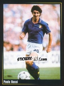 Sticker Paolo Rossi - Superalbum In Azzurro n. 167 - Panini