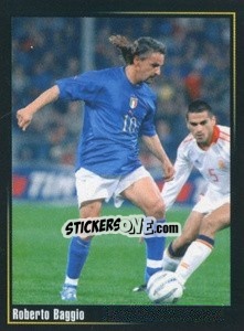 Figurina Roberto Baggio - Superalbum In Azzurro n. 168 - Panini