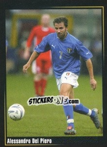 Cromo Alessandro Del Piero - Superalbum In Azzurro n. 169 - Panini