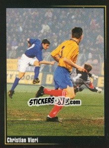 Cromo Christian Vieri - Superalbum In Azzurro n. 171 - Panini
