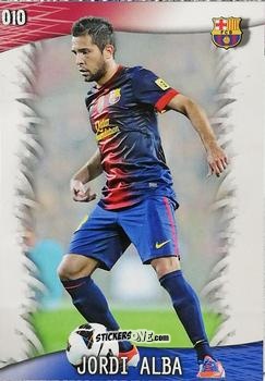 Cromo Jordi Alba - Las Fichas Quiz De La Liga 2013-2014 n. 10 - Mundicromo